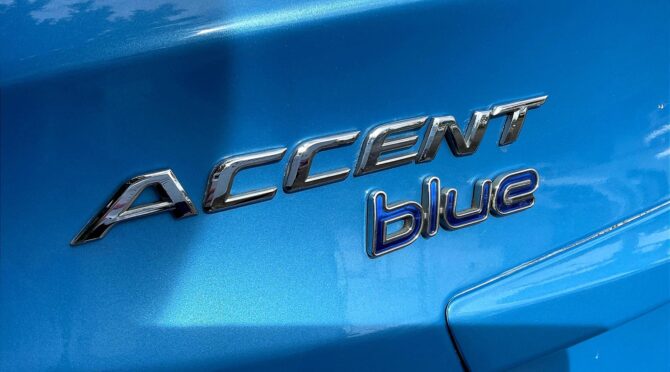 Hyundai Accent Blue 2019